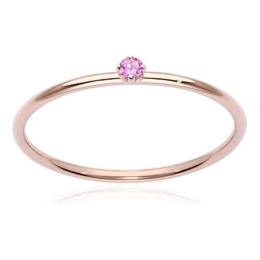 Burato Gioielli anello pink solitaire s