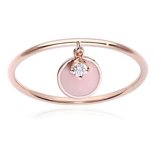 Burato Gioielli anello rose paillette charm