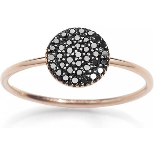 Burato Gioielli anello big black diamonds