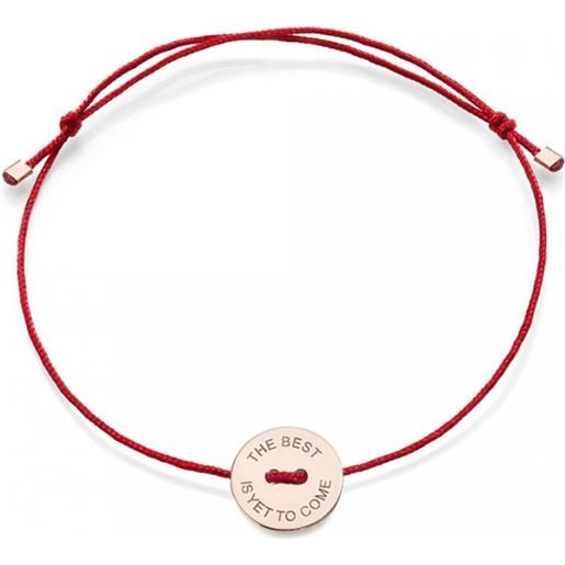 Burato Gioielli bracciale red ribbon the best is yet to come