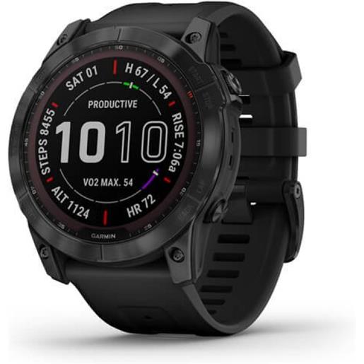 Garmin® fēnix® 7x sapphire solar titanium black e black