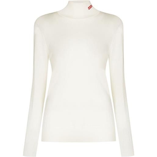 032c maglione a collo alto - natural white