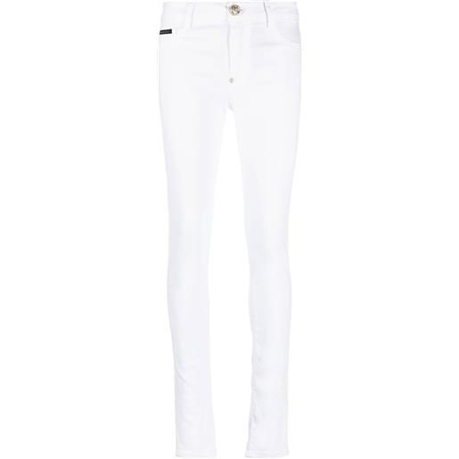 Philipp Plein jeggings slim - bianco