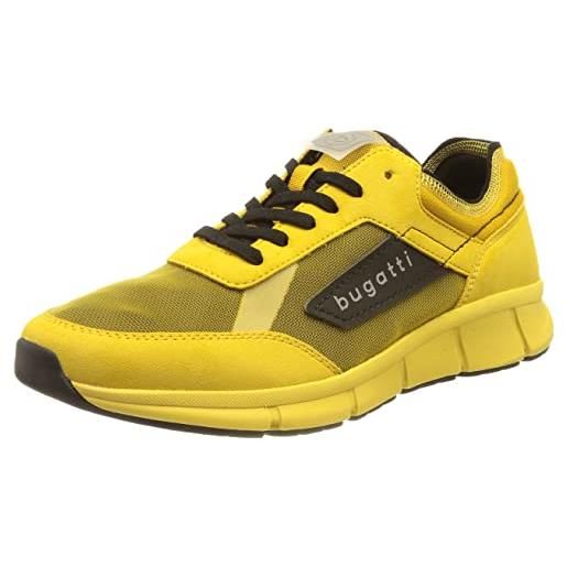 bugatti 346a7r025000, scarpe da ginnastica uomo, giallo, 40 eu