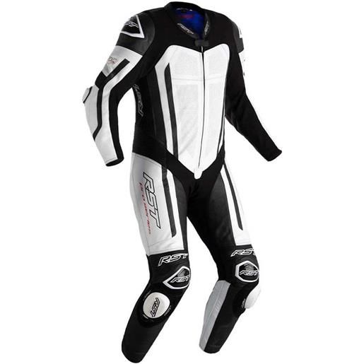 Rst pro series airbag leather suit bianco 2xl uomo