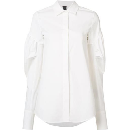Vera Wang camicia con maniche larghe - bianco