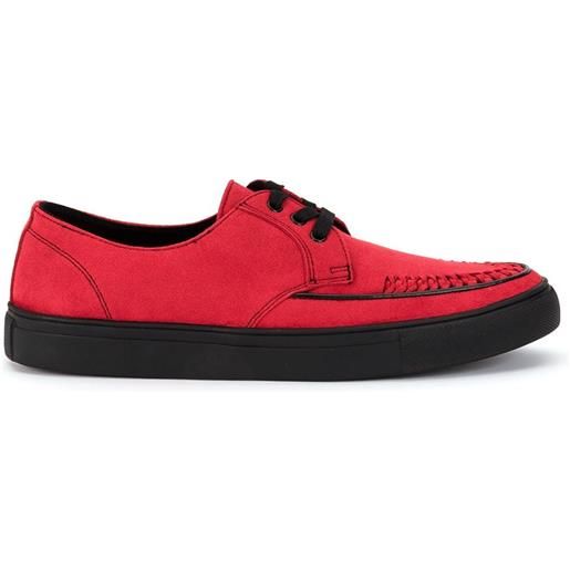 Yohji Yamamoto sneakers con dettaglio intrecciato - rosso
