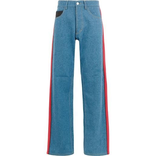 Koché jeans con bande laterali - blu