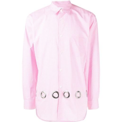 Comme Des Garçons Shirt camicia a quadretti - rosa