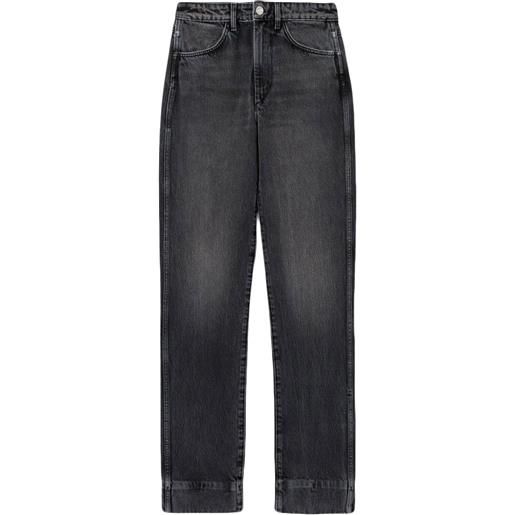 RE/DONE jeans dritti a vita alta anni '70 - nero