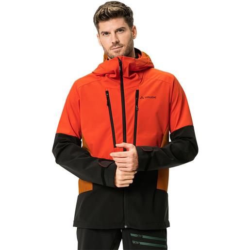Vaude monviso jacket arancione s uomo