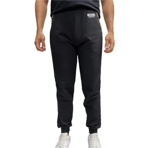 Moschino pantaloni sportivi uomo nero (8111)