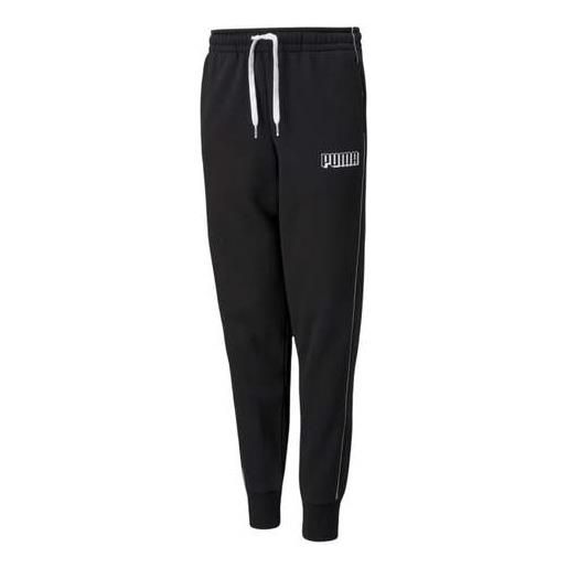 Puma pantaloni sportivi bambini e ragazzi nero (01)