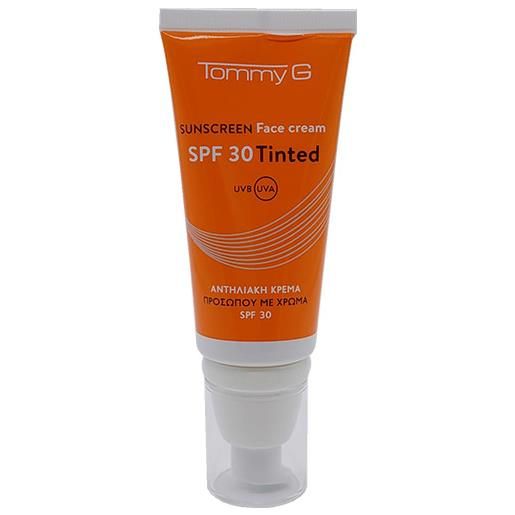 Tommy G sunscreen face cream spf 30 tinted 50ml