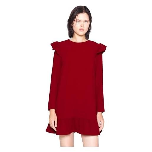 Pepe Jeans dorothy vestito, donna, rosso(burnt red), xl