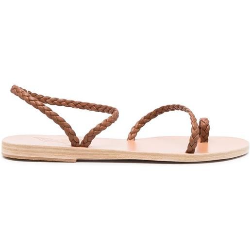 Ancient Greek Sandals sandali eleftheria intrecciati - marrone