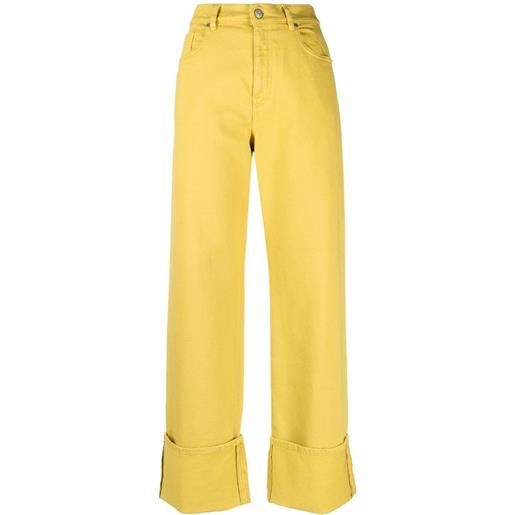 P.A.R.O.S.H. pantaloni dritti - giallo