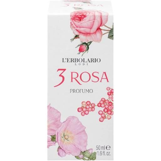 3 rosa profumo 50ml- l'erbolario