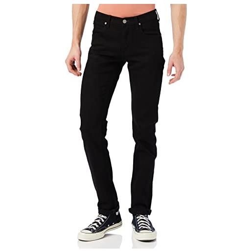 Lee daren zip fly jeans, nero (clean black), 34w / 30l uomo
