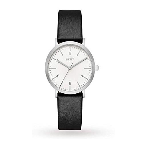 DKNY orologio analogico quarzo donna con cinturino in pelle ny2506