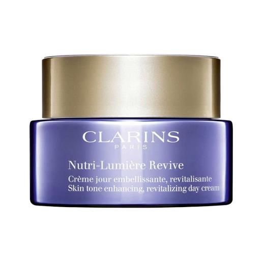 Clarins nutri-lumière revive crème jour, 50 ml - tutti i tipi di pelle