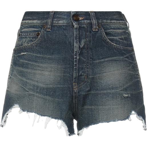 SAINT LAURENT - shorts jeans