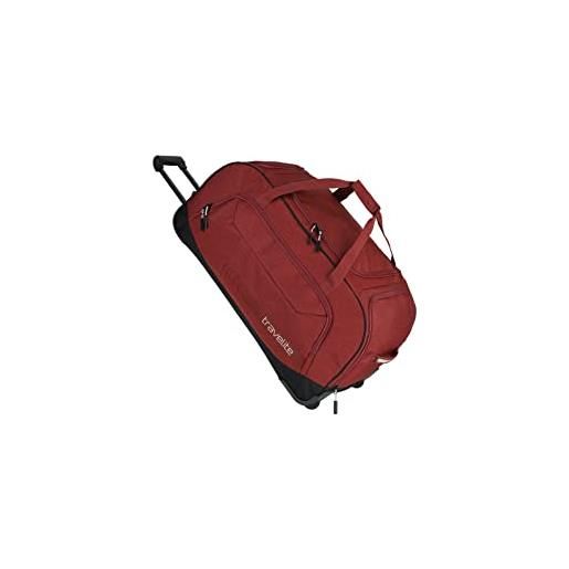 travelite borsa da viaggio, trolley taglia xl, serie di valigie kick off: pratica borsa da viaggio con ruote per vacanze e sport, 77 cm, 120 litri
