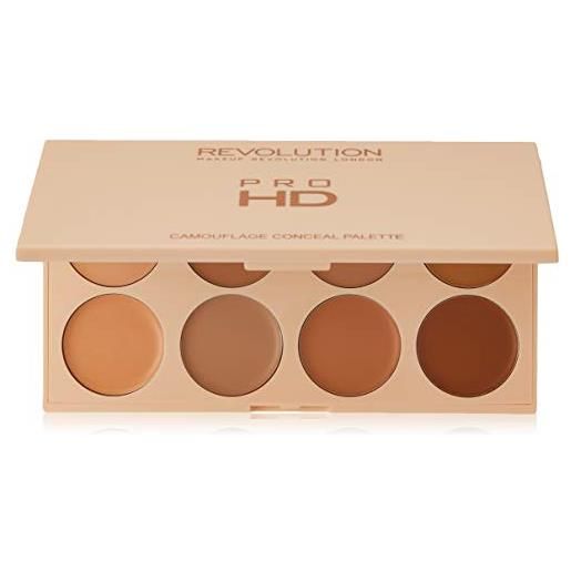 MakeUp Revolution revolution ultra pro hd camouflage palette di correttori light medium