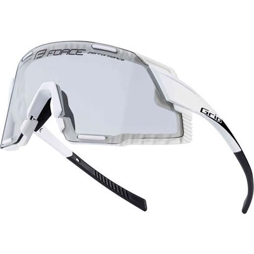 Force grip photochromic sunglasses bianco clear/cat1-3