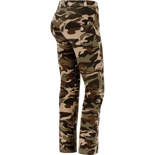 Freddy pantaloni push up wr. Up® wide botton cropped in jersey camo