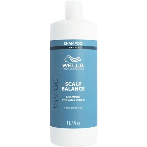 WELLA invigo scalp balance deep cleansing shampoo1000ml