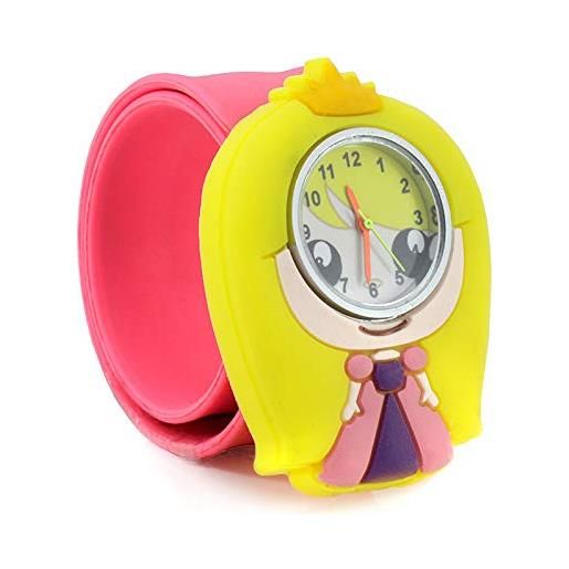 Popwatch princess fantasy - orologio pop per bambini, cinturino in silcone con movimento al quarto