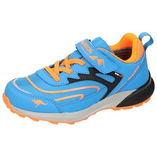 KangaROOS k-hk teak low ev rtx, scarpe da escursionismo uomo, navy arancio, 38 eu