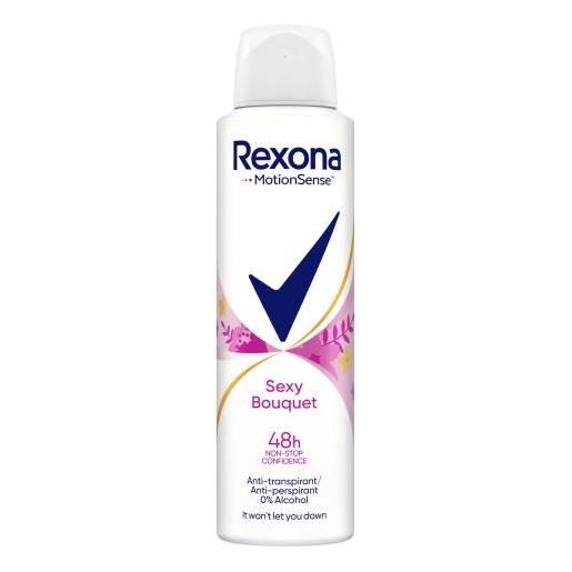Rexona motion. Sense sexy bouquet spray antitraspirante 150 ml per donna