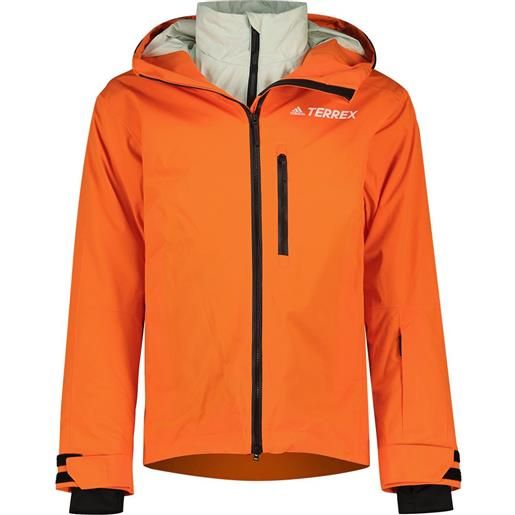 Adidas resort three-in-one jacket arancione xl uomo