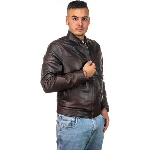 Leather Trend vidal - giacca uomo testa di moro in vera pelle