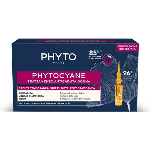 PHYTO (LABORATOIRE NATIVE IT.) phytocyane trattamento anticaduta temporanea donna phyto 12 fiale