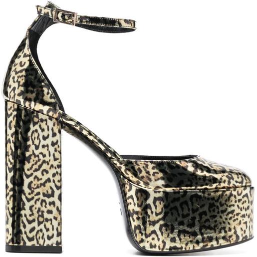 Paris Texas sandali leopardati 130mm - marrone