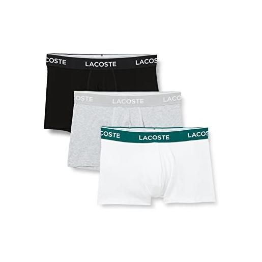 Lacoste 5h3389 baule intimo, vaporous/overview-silver, xxl uomini