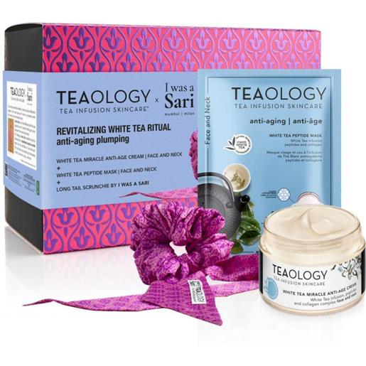 TEAOLOGY revitalizing white tea ritual + scrunchie in omaggio