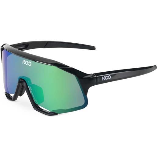 Koo spectro sunglasses nero green mirror/cat3