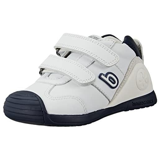 Biomecanics sneakers in pelle 221001-a bianco, blu navy