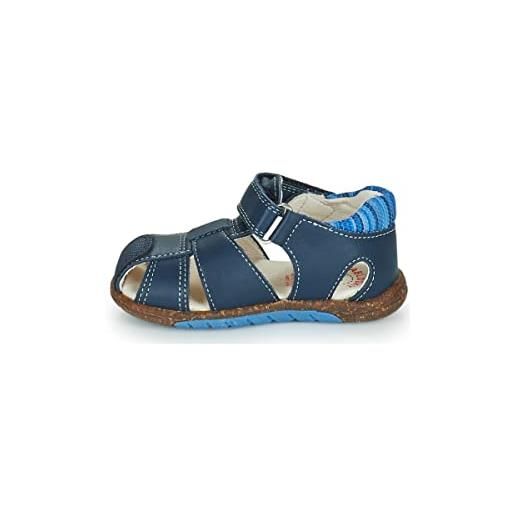 Pablosky 009521, sandali con tacco bimbo 0-24, blu, 20 eu