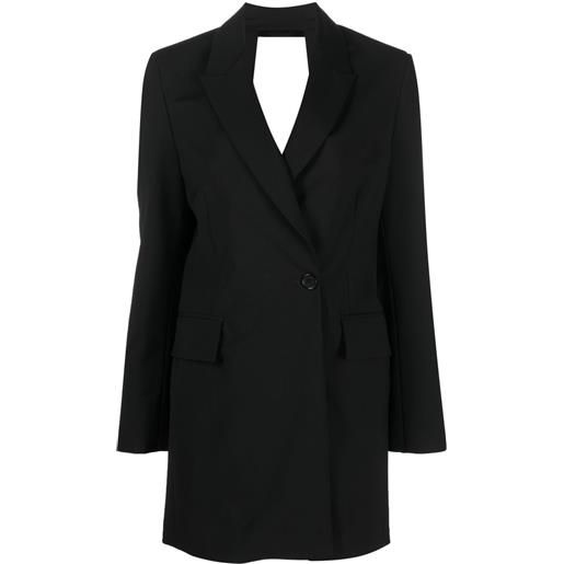 MSGM abito modello blazer doppiopetto - nero