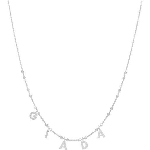GioiaPura collana donna gioiello gioiapura nominum argento 925 nome giada gyxcaz0016-24