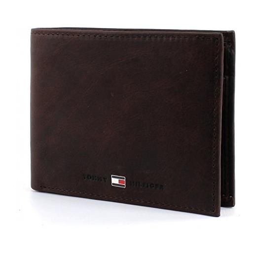 Tommy Hilfiger johnson cc and coin pocket, portafoglio uomo, marrone (braun (brown 204), 13x10x2 cm (b x h x t)