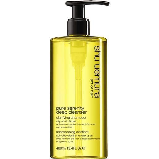 SHU UEMURA pure serenity clarifying shampoo 400ml shampoo purificante