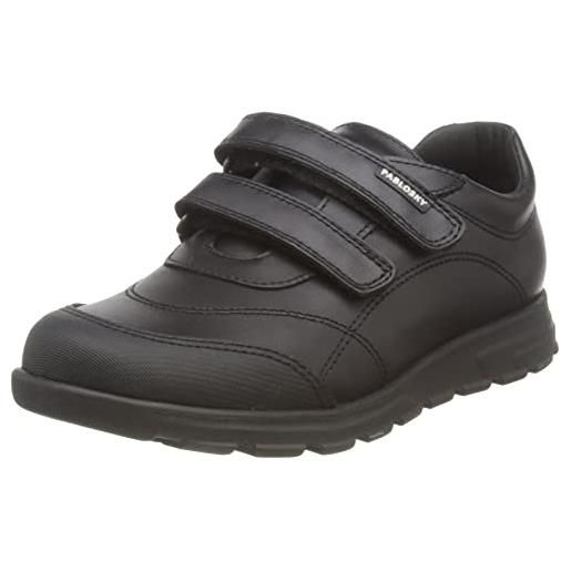 Pablosky 334710, scarpe da ginnastica basse unisex-bambini, nero (nero nero), 33 eu