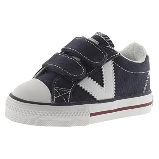 victoria 1065163-kids sneaker tribu tela & strappo & contrasto a collo basso unisex bambino mostaza 30