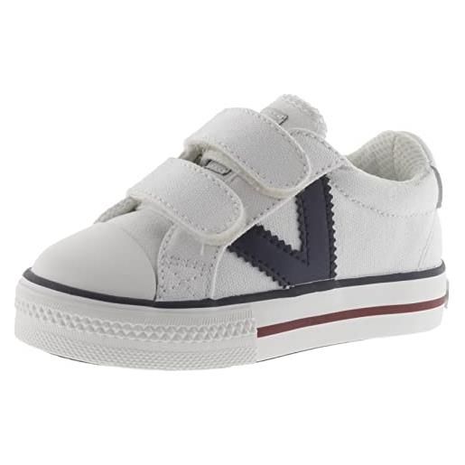 victoria 1065163-kids sneaker tribu tela & strappo & contrasto a collo basso unisex bambino skin 23